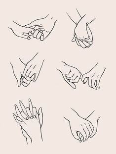 four hands are holding each other in different positions stock photo, images and royalty illustrations