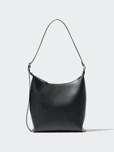 Faux Leather Square Shoulder Bag | UNIQLO US Cheap Minimalist Square Shoulder Bag, Off White Store, Bag Uniqlo, Square Shoulder Bag, White Stain, Styling Ideas, Body Colour, Square Bag, Long Wallet