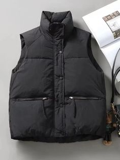 Weiyinxing Fashion New Cotton Padded Outerwear Vest Down Sleeveless Coat Women Loose Puffer Jacket Female Lightweight Waistcoat – weiyinxing Sleeveless Coat, Soft Leather Handbags, Womens Designer Handbags, Cotton Vest, Outerwear Vest, Coat Women, Down Coat, Cotton Pads, Padded Jacket