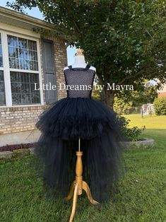 Dear customers, current processing time is 3-5 business days, if you need your order to arrive faster you can upgrade shipping at checkout Welcome to Little Dreams by Mayra Tutu dress are fun and easy to match with any accessory so I am offering this plain tutu dress, its available in any color, any size! *If you need a color combination just send me a message at checkout you will select the longer Lenght of the dress from armpit to floor, this length will be in the back and will go shorter from Black Tulle Tutu Dress For Summer, Party Ballet Tutu Dress With Ruffles, Cute Tulle Tutu Dress For Party, Black Princess Style Tutu Dress For Birthday, Fitted Tulle Fairy Dress For Dress-up, Black Princess Tutu Dress With Ruffles, Cute Fitted Tutu Dress For Parties, Black Fitted Tutu Dress, Cute Style, Cute Fitted Black Tutu Dress