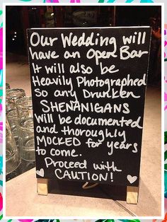 Wedding Signs For Reception - Pamper yourself today! Visit to find the amazing brands and products you need now. Wedding Country, Outdoor Wedding Reception, Spring Ideas, Future Wedding Plans, Cute Wedding Ideas, Wedding Goals, Wedding Wishes, Budget Wedding, Here Comes The Bride