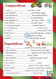 christmas worksheet with words and pictures for kids to use in the holiday themed classroom