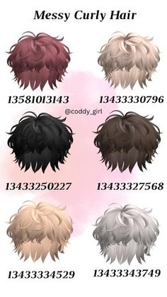 Berry Avenue Male Hair Codes, Berry Avenue Boy, Berry Avenue Codes Boy, Boy Codes, Emo Boy Hair, Guy Code, Messy Curly Hair