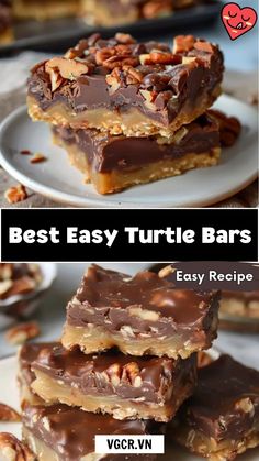 the best easy to make turtle bars recipe