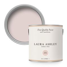 a pink paint can with the lid open to show it's interior and exterior