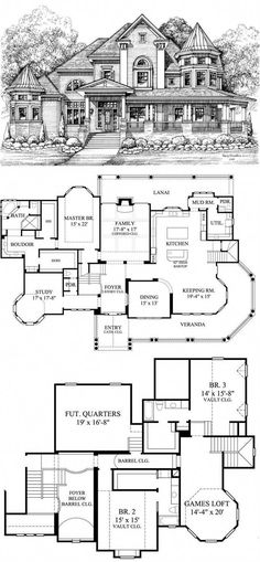 the floor plan for this house is very large and has two levels to each level