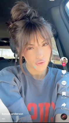 Long Bangs Style Ideas, Thick Hair Wispy Bangs, Haircut Style Ideas, Long Haircuts Layers, Hairstyles Long With Bangs, Hair Cuts Long Bangs, 2024 Bangs Trend, Subtle Bangs Long Hair, Whispy Baby Bangs Long Hair