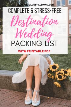 Packing List Free Printable, Weekend Packing, Wedding List