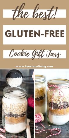 the best gluten - free cookie gift jars