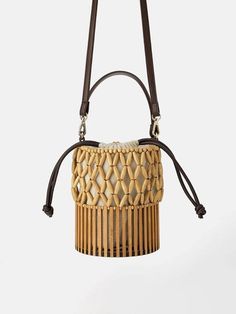 Estimated Delivery Made-to-order: 6-10 business days Estimated delivery: 9-12 days Production begins once the order is processed DetailsShape: Bucket Material: Bamboo Size: 18X15X15CM / 7'X6'X6' Shoulder Strap: 90CM / 35' Purse Patterns Free, Boho Swim, Rhombus Design, Modern Womens Fashion, Bamboo Basket, Zara Bags, Holiday Beach, Protective Clothing, Spring Vibes