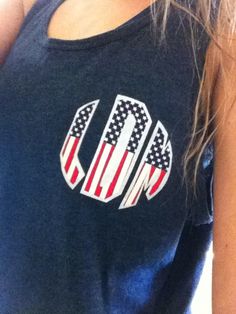 AMERICA MONOGRAM #necessity Applique Monogram, Decor Project, American Flag, What To Wear, Avatar, Fashion Beauty