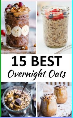 the best overnight oats for breakfast and dessert