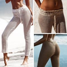 Do you want to look smart at beach parties? These fitted pants are the solution. Crafted from superior-quality cotton, these gorgeous pants are handmade and the crotchet pattern looks amazing. The excellent hollow-out design is a top choice for a trendy yet sexy look. These pants will let you spell out your fashion sense.Specifications Style: Elegant fashion Pattern Type: Solid Origin: Mainland China Material: Cotton Fit: Fits true to size, take your normal size Elegant Fashion: Office Lady CN: Guangdong Brand Name: GeraldBlack Age: 25-34 Shipping This product ships from China in 3 to 5 days. You should receive this product within 12 to 21 business days. Our standard shipping is free to most countries around the world. At checkout, you will have the option to purchase 12 day expedited ship Stretch Cotton Pants For Beach Season, Summer Stretchy Beach Pants, Stretch Summer Pants For Beach Season, Stretch Cotton Beach Pants, Stretch Crochet Bottoms For Vacation, Crochet Festival Bottoms For Summer, Summer Festival Crochet Bottoms, Summer Crochet Bottoms For Festival, Crochet Summer Bottoms For Festivals