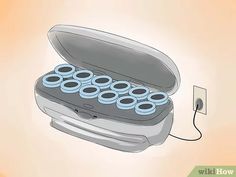 3 Ways to Style Hair With Hot Rollers - wikiHow How To Use Heated Rollers, Conair Hot Rollers, Black Women Hairstyles