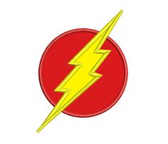 a red circle with a yellow lightning bolt on it