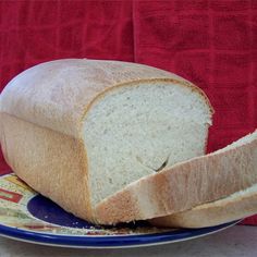 a loaf of bread sitting on top of a plate