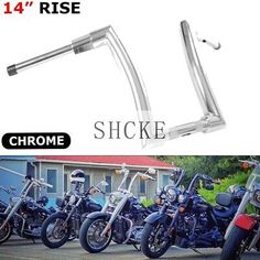 chrome motorcycle handlebars with chrome tips for motorcycles