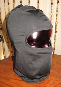 Balaclava My product is geared towards the costuming community mostly, therefore this balaclava would be part of a costume or to wear under a helmet or a mask. But not limited to, can also wear as a face covering or under a Motorcycle Helmet. Protec your head and nose from the cold, during your outside activities such as walking your dog, biking, hiking or skiing or any other Sport Activity. Or simply wear as a mask while in public shopping where masks are required. Dimensions: approximately 15 Black Full Face Balaclava One Size Fits Most, Black Full Face Balaclava One Size, Fitted Full Face Balaclava For Sports, Fitted Black Mask Costume Accessories, Black Fitted Full Face Balaclava, Fitted Full Face Black Balaclava, Fitted Black Costume Mask, Breathable Fitted Full Face Balaclava, Breathable Full Face Fitted Balaclava