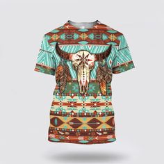 Native American T Shirt, Casual Skull Native American 3D All Over Printed T-Shirt, Beautiful Native American T Shirts – Excoolent Elevate your style with our captivating 3D T-shirts. Crafted with meticulous care, these shirts feature intricate graphics that seemingly leap off the fabric, creating a mesmerizing visual effect. Made with high-quality materials, they offer both... Native American Thanksgiving Shirt, American T Shirt, Native American T Shirts, 3d T Shirts, Shirt Pattern, Native American, Sweatshirts Women, Hoodies Womens, Printed Shirts