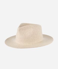 Gigi Pip felt hats for women - Zephyr Rancher - fedora teardrop crown with a stiff upturned brim [mix ivory] Classic Flat Crown Felt Hat For Spring, Fall Fur Felt Panama Hat With Flat Brim, Classic Wide Brim Panama Hat For Fall, Classic Wide Brim Felt Hat For Everyday, Classic Spring Felt Hat With Flat Crown, Spring Classic Felt Hat With Flat Crown, Everyday Solid Felt Hat With Short Brim, Everyday Felt Hat With Short Brim, Everyday Short Brim Hat