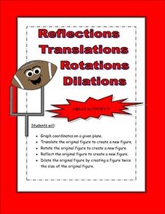 a red book cover with an image of a football on it and the words reflections translationss