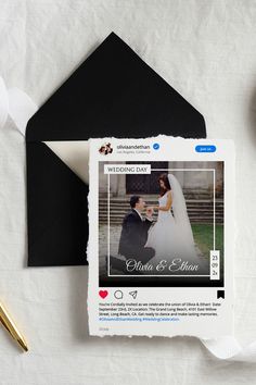 Modern Funny Social Media Wedding Invitation by Khob Wedding Save The Date Creative, Wedding Announcement Ideas, Creative Wedding Invitations, Wedding Announcement, Reception Card, Engagement Party Invitations, Formal Invitation, Wedding Save The Date