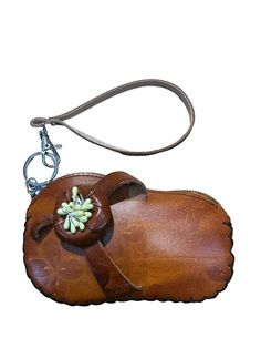 Leather cow hide Coin purse, wallet, and key case crafted by hand in 3D cute animal. Features zippered pouches with wristband clutches for convenient hand holding and gift-giving. Coin Purse Clutch With Wrist Strap, Handheld Bags With Wrist Strap For Gifts, Brown Coin Purse For Mobile Phone Daily Use, Brown Mobile Phone Bag Coin Purse For Daily Use, Leather Wristlet With Zipper Pouch For Daily Use, Handheld Leather Wallets With Zipper Pouch, Leather Wristlet For Daily Use, Brown Mobile Phone Coin Purse For Daily Use, Handmade Brown Handheld Clutch