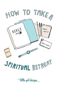 an open book with the words how to take a spiritful return written on it