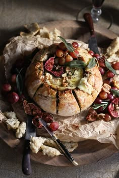 Wild Garlic Pesto, Roasted Figs, Brie Recipes, Grape Recipes, Roasted Strawberries, British Baking, Baked Brie, Baking Blog, Toasted Walnuts