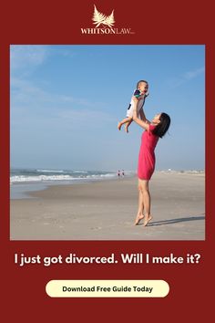 after divorce mother in the beach Divorce Process, Getting Divorced, After Divorce, Family Law, Free Guide, Law Firm, Make It, Tools