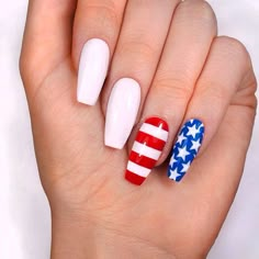 American Flag Nails, July 4th Nails, 4th Nails, 4th Of July Nail, Flag Nails, Nails Dip Powder, Patriotic Nails, Nails Designs Short