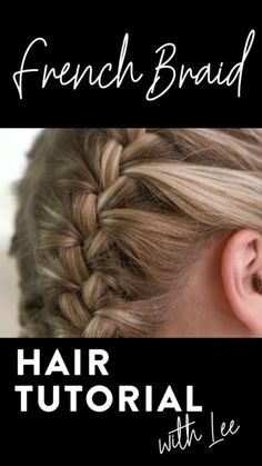 Girl, jump on the French braid bandwagon and learn how to French braid your own hair. Check out this tutorial on how to French braid your own hair. I�ll walk you through it step by step as I do my own hair in pigtails. French Braid Your Own Hair, Hair In Pigtails, How To French Braid, Braid Your Own Hair, Braid Videos, Braiding Your Own Hair, Fesyen Rambut, French Braid Hairstyles, Pigtail Braids