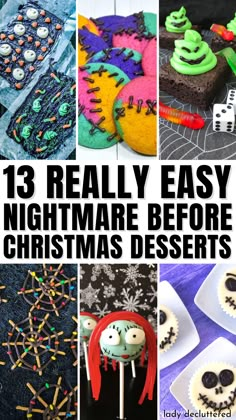 13 Really Easy Nightmare Before Christmas Dessert Recipes Nightmare Before Christmas Party For Christmas, Nightmare Before Christmas Christmas Party Ideas, Nightmare Before Christmas Crafts Easy, Nightmare Before Christmas Craft Ideas, Nightmare Before Christmas Party Food Ideas, Nightmare Before Christmas Dessert Table, Nightmare Before Christmas Decorations Halloween Party Ideas, Nightmare Before Christmas Pretzels, Nightmare Before Christmas Halloween Party Ideas