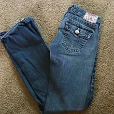 Size 26 Light Wash Denim Bootcut Jeans. Like New, Worn Minimally. True Religion Jeans, Outfit Inspo Casual, Miss Me Jeans, Light Wash Jeans, Light Wash Denim, True Religion, Bootcut Jeans, Jeans And Boots, Aesthetic Fashion