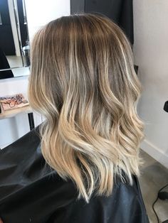 Baylage Ombre, Blond Balayage, Ombre Hair Blonde, Beautiful Haircuts, Shadow Root, Haircut Styles, Hair Appointment