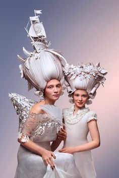 Skyscraper Wigs by Asya Kozina – Inspiration Grid | Design Inspiration Fashion Artwork, Wedding Costumes, Russian Artists, Paper Artist, Baroque Fashion