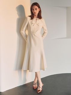 Composition : Shell Polyester 100 Lining Polyester 100Color : IVORY_55,IVORY_66,BLACK_55,BLACK_66Country of Origin : KOREA Mermaid Dress, Jumpsuit Dress, Mermaid, Dress Outfits, Composition, Jumpsuit, Ribbon, The Originals, Clothes For Women