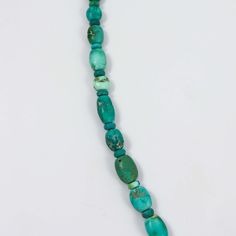 Single Strand Bead Necklace with Hand Rolled Beads made from Natural Carico Lake Turquoise, Natural Fox Turquoise, and Variscite. This necklace contains 210 carats of natural turquoise and variscite.Number of Strands: 1Necklace Length: 24” Natural Turquoise, How To Make Beads, Beaded Necklace, Turquoise, Beads