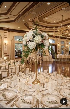 a table set up for a formal dinner