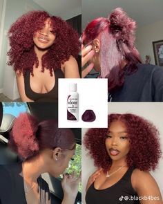 Burgundy Hair Dye, Hair Color Burgundy, Colored Curly Hair