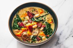 Southern Living Million Dollar Soup, Million Dollar Soup Southern Living, Million Dollar Soup, Dinosaur Kale, The Best Soup, Creamed Kale, Breakfast Party Foods, Best Soup, Easy Dinner Casseroles