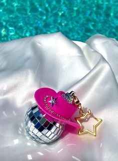 Fun disco cowgirl keychain. Perfect accessory for your keys. Cowboy Hat Disco Ball, Cowgirl Keychain, Cowgirl Hat Keychain, Cowboy Boots Keychain, Disco Key Chains, Retro Western Aesthetic, Beginner Yoga Workout, Pink Keychain, Funny Earrings