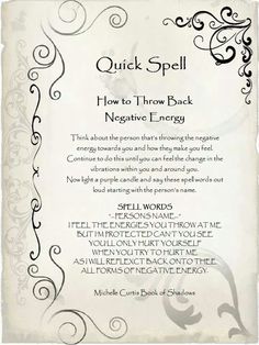 Banish Negative Energy, Karma Spell, Banishing Spell, Revenge Spells, Authentic Love