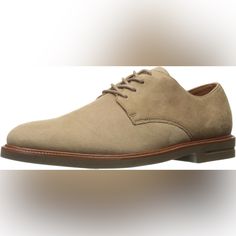 Color: Sand; Oiled Matte Suede Size: 11d Classic Beige Plain Toe Leather Shoes, Classic Beige Leather Shoes With Plain Toe, Beige Oxfords For Business, Beige Plain Toe Dress Shoes With Rubber Sole, Classic Beige Oxfords With Textured Sole, Beige Plain Toe Leather Dress Shoes, Beige Leather Dress Shoes With Plain Toe, Masculine Suede Plain Toe Dress Shoes, Masculine Plain Toe Suede Dress Shoes