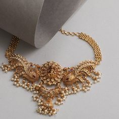 Buy Tarinika Anusri Gold-plated Choker Necklace & Jhumka Earring Indian Jewelry Set South Indian Temple Jewelry Wedding Gift for Her Online in India - Etsy Gold Set Design, Antique Choker, Dancing Peacock, South Indian Temple, Indian Peacock, Indian Jewelry Set, Earring Indian, Indian Choker Necklace, Antique Necklaces Design