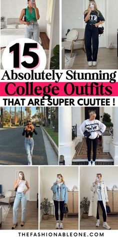 Looking for college outfits, you're in the right place. Explore college outfits aesthetic that will amaze you! From classy to casual, recreate easily these college outfit ideas. Discove now school outfits, school fits, school outfits for college and outfits for college now. Cute Outfits For School For Highschool, School Fits Highschool, School Outfits For College