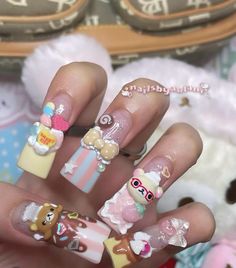 @nailsbyaulani on ig (ig post) Cute Kawaii Nails