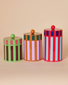 Striped Canisters with interchangeable Storing Coffee, Dusen Dusen, Plastic Ball, Rice Pasta, Lighting Gifts, Office Paper, Bold Patterns, Brings Joy, Animal Books