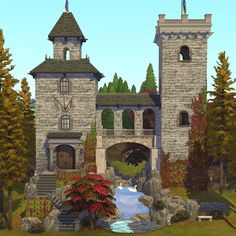 Castle Design Interior, Old English Architecture, Sims 4 Spellcaster House, Cafe Decals, Sims Decor, Setting Inspiration, English Architecture, Castle Decor