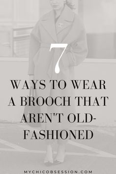 Wear A Brooch, Scarf Wearing Styles, Sparkly Accessories, Black Russian, Chanel Brooch, Diy Clothes And Shoes, How To Wear A Scarf, Transition Outfits